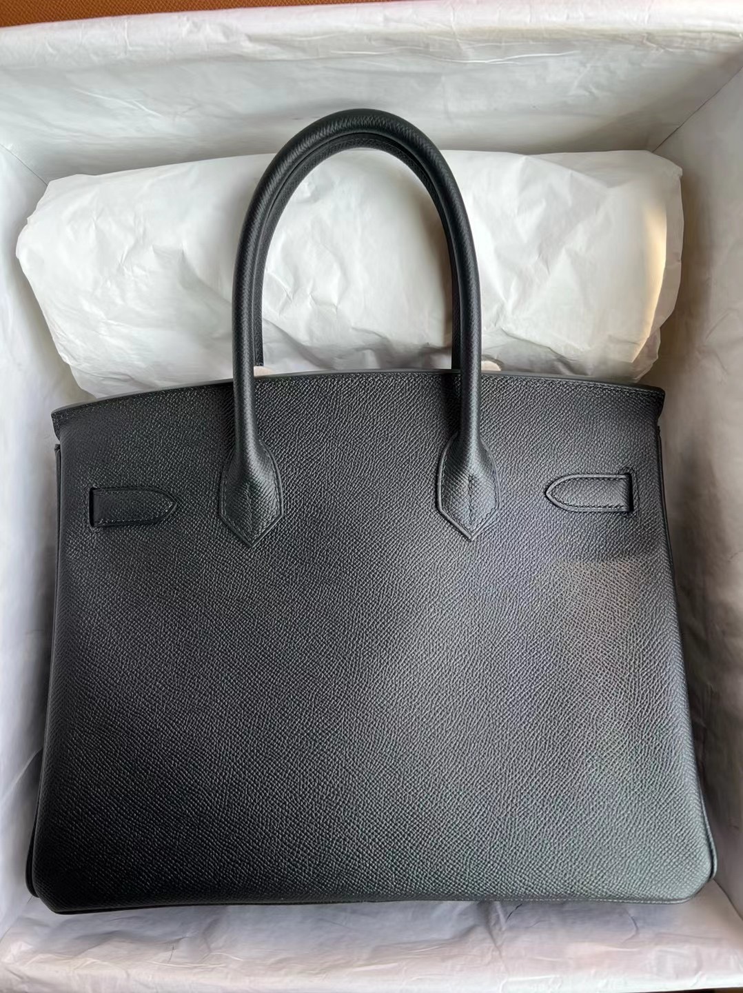 愛馬仕2022年刻印 Thailand Hermes Birkin 30cm Epsom 89 Noir 黑色 金扣