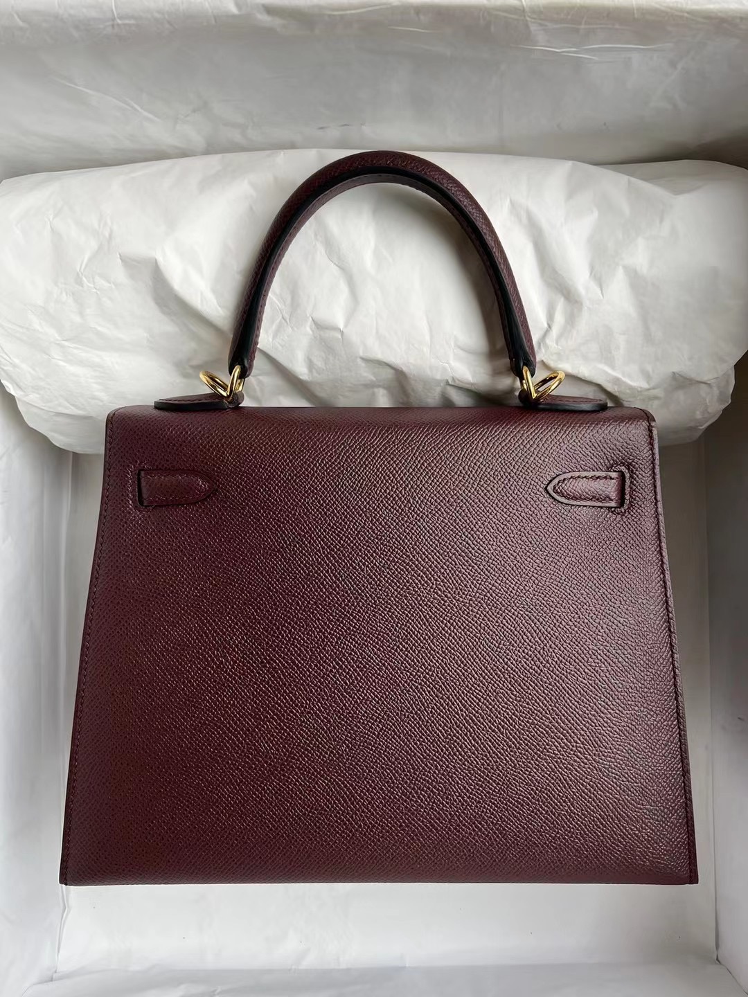 泰國愛馬仕官網 Hermes Kelly 25cm Epsom 0D Rose Mexico 馬鞍紅 金扣