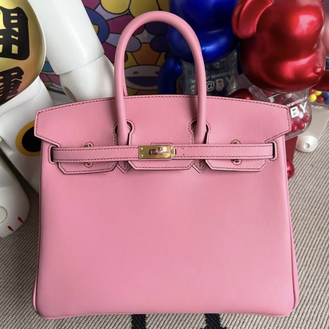 泰國愛馬仕專賣店在哪裏 Hermes Birkin 25cm Swift 5P pink 櫻花粉 金扣