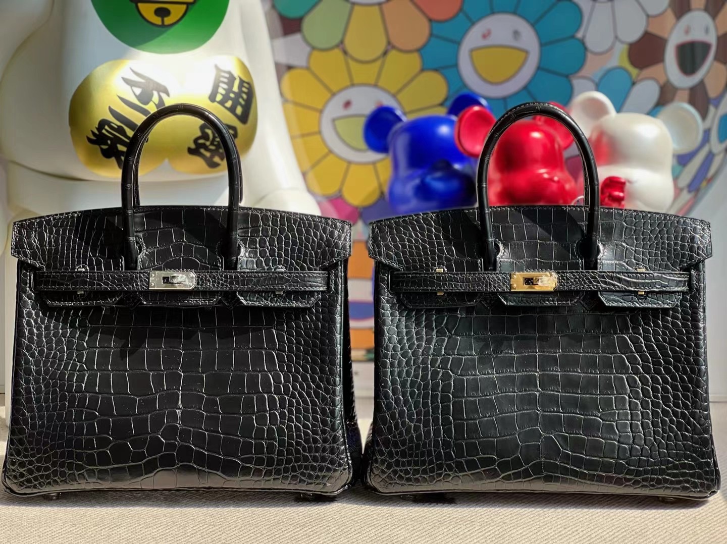 泰國愛馬仕總代理 Hermes Birkin 25cm 霧面美洲鱷魚 89 Noir 黑色 銀扣