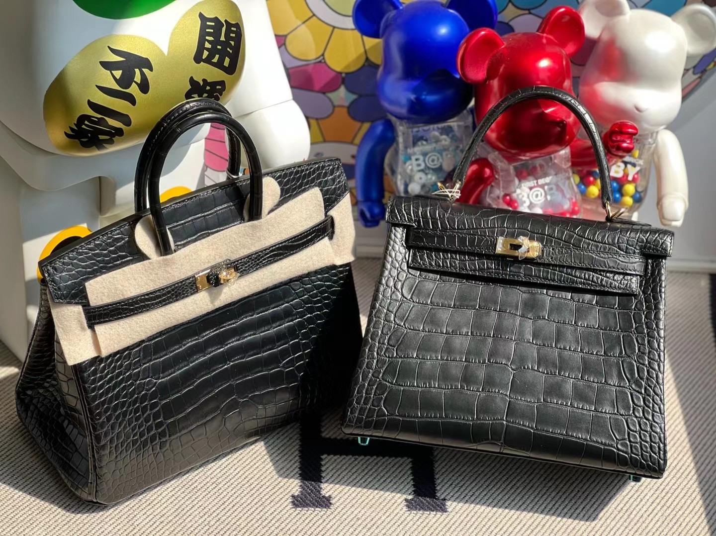 泰國愛馬仕總代理 Hermes Birkin 25cm 霧面美洲鱷魚 89 Noir 黑色 銀扣