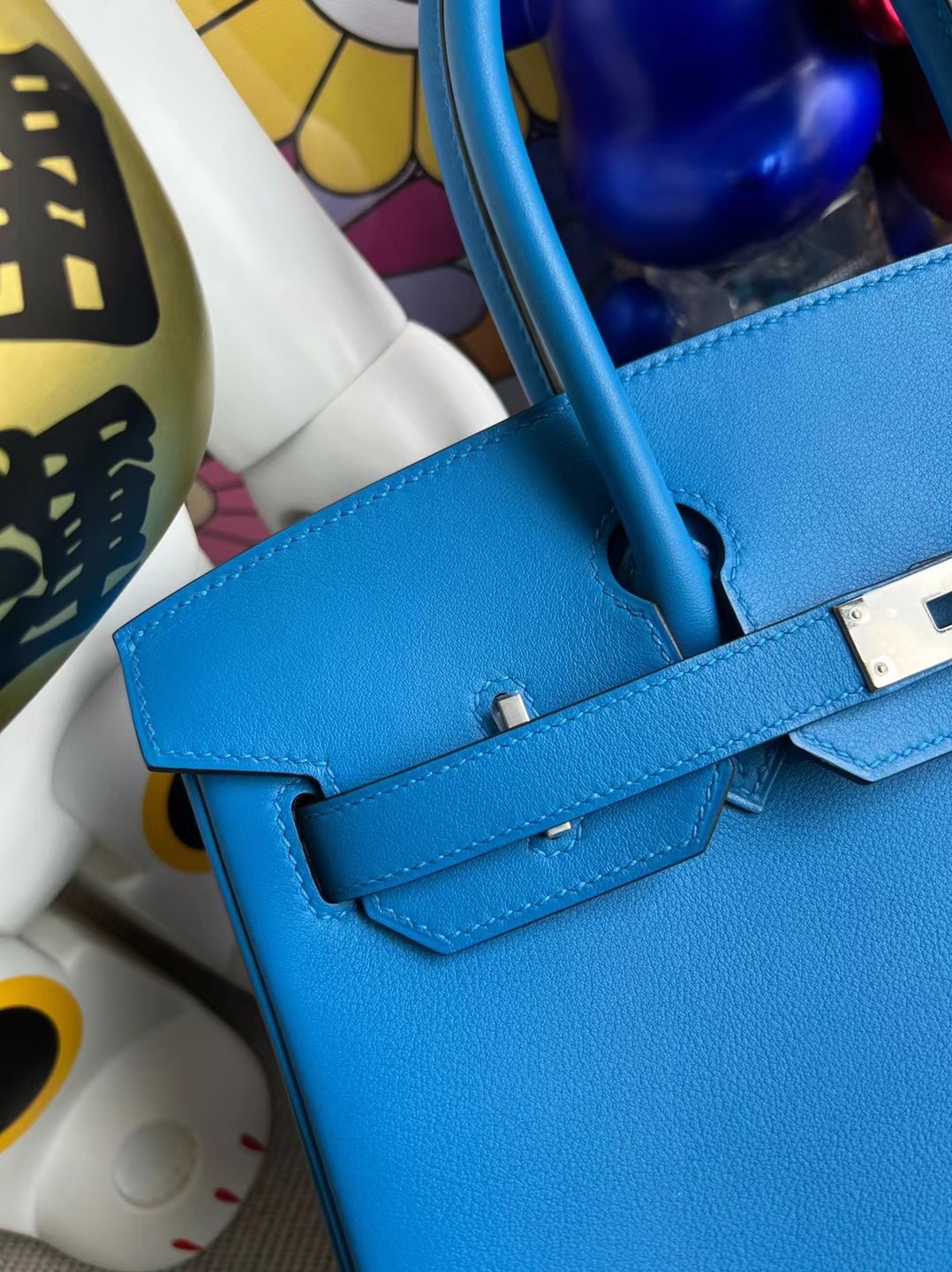 愛馬仕價格查詢 Hermes Birkin 30cm Swift T7 Bleu Hydra 水妖藍 銀扣