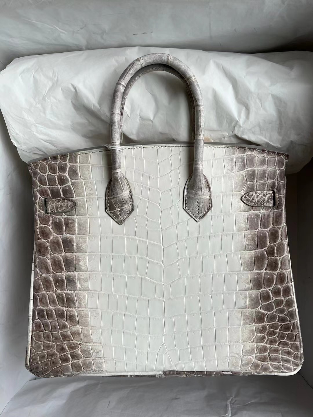 愛馬仕喜馬拉雅包多少錢一只 Hermes Birkin 25cm 喜馬拉雅 CK01 BLANC Himalayan