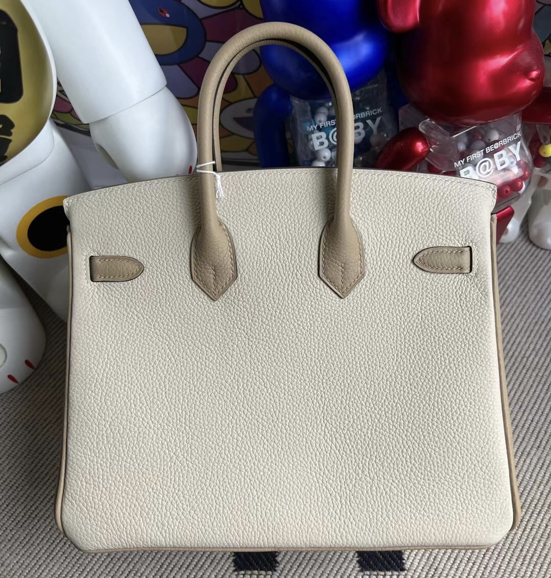 Indonesia Djakarta Hermes Birkin 25 HSS Togo 10 Craie S2 Trench 磨砂金扣