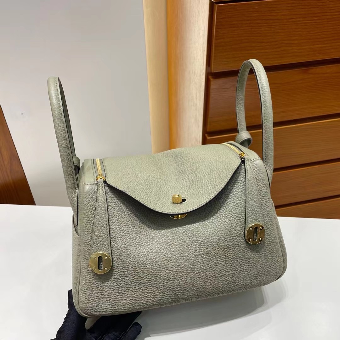 泰國愛馬仕包包價格 Thailand Hermes Lindy 26cm Clemence Q1 Sauge 鼠尾草綠