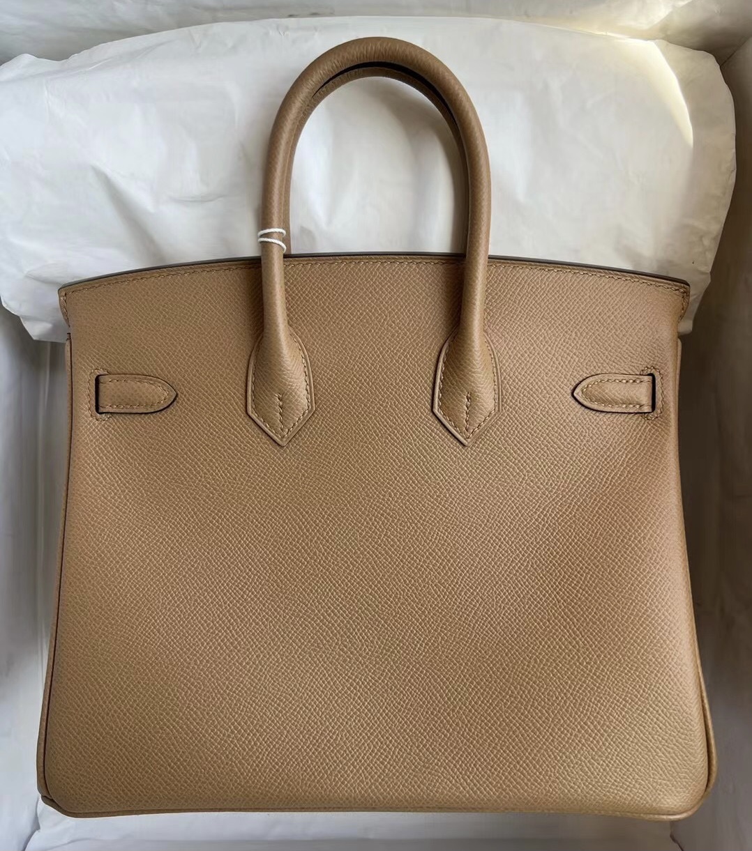 愛馬仕鉑金包25寸專櫃價格 Hermes Birkin 25cm Epsom 4B Biscuit 餅幹色 金扣