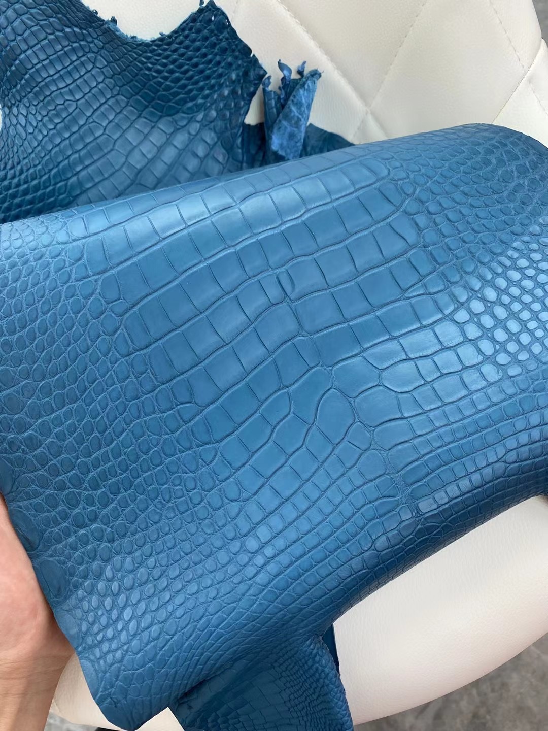 愛馬仕霧面美洲鱷魚 Hermes Matte Alligator Crocodile W0 Vert Bosphore