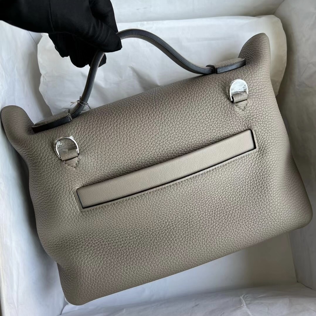 Qatar Doha Hermes Kelly 24/24 taurillon Maurice And Swift M8 Gris Asphalte