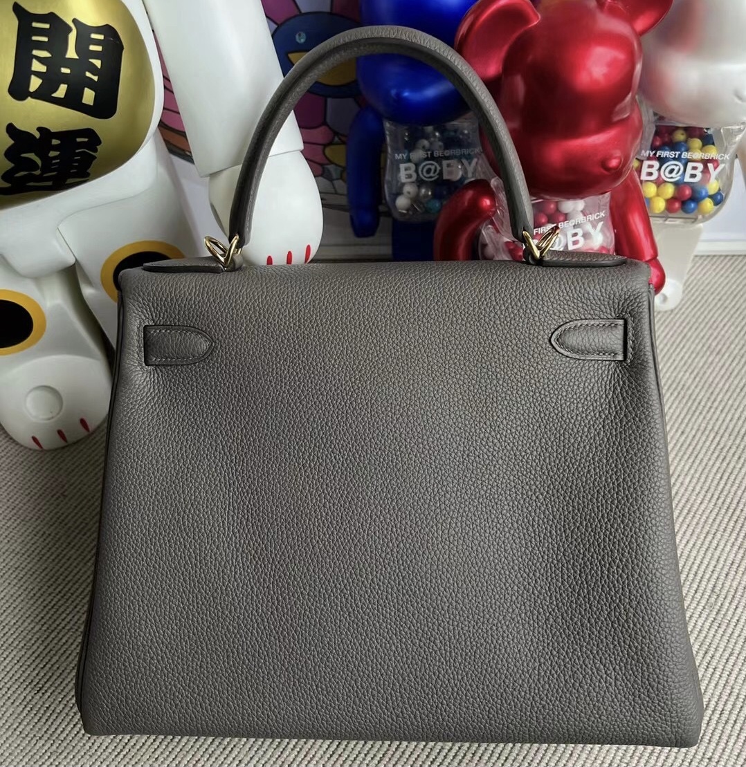 Saudi Arabia Riyadh Hermes Kelly 28cm Togo 8F Etain 錫器灰 GHW