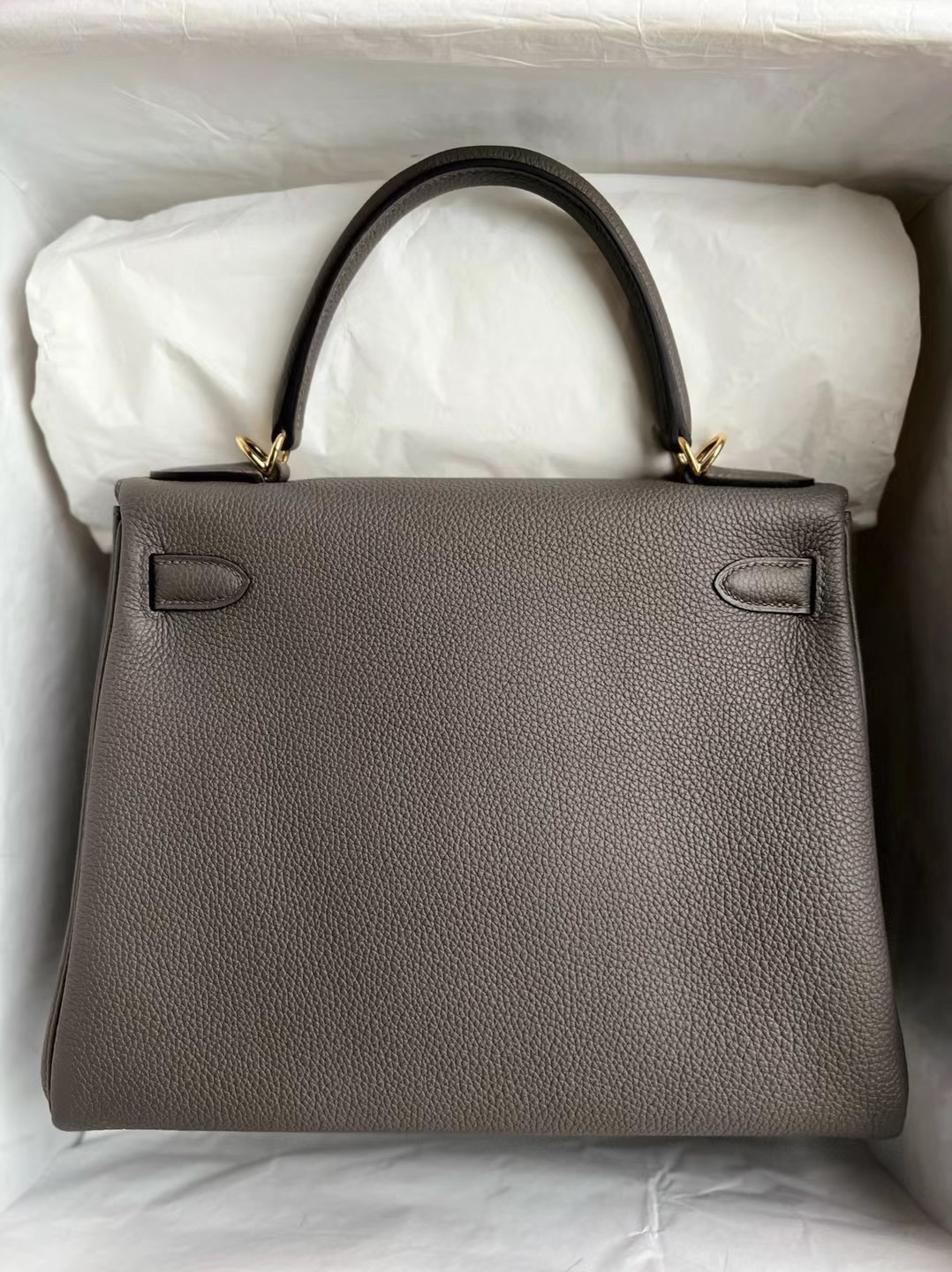 Saudi Arabia Riyadh Hermes Kelly 28cm Togo 8F Etain 錫器灰 GHW