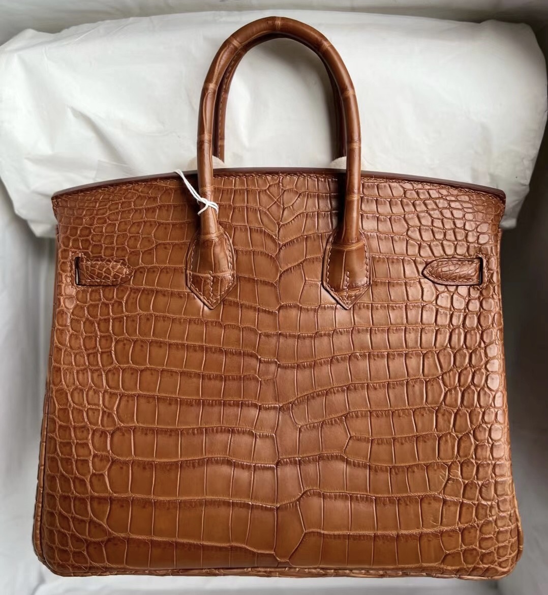 Qatar Doha Hermes Birkin 25cm 37 Gold 金棕色 GHW 霧面倒V 澳洲灣鱷