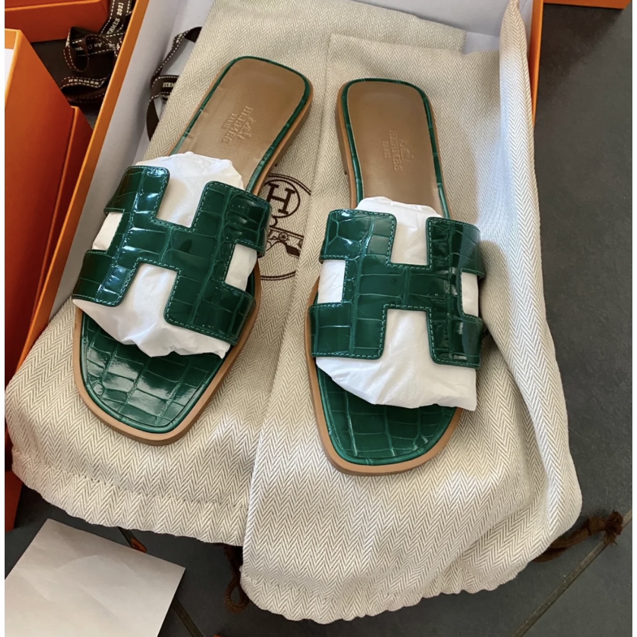 愛馬仕 Oran 涼鞋 拖鞋 Saudi Arabia Hermes Oran sandal Himalayan 喜馬拉雅