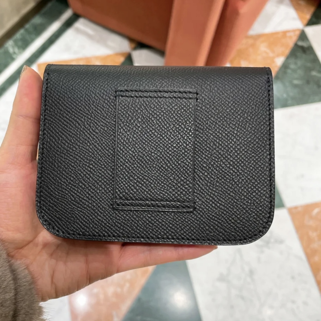 愛馬仕 Hermes Slim Constance Epsom 89 黑色 Noir 金扣 接受定製