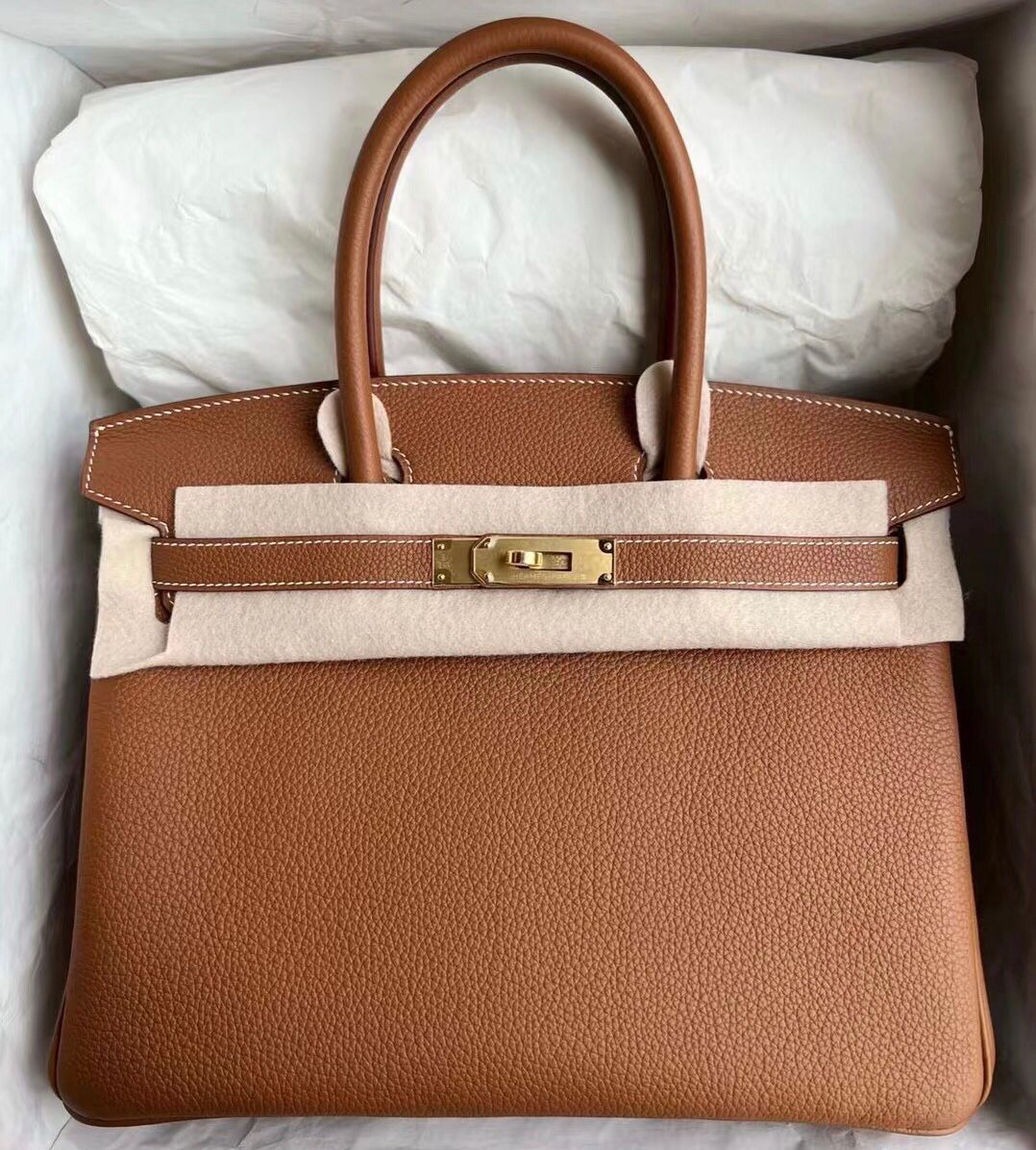 Qatar Doha Hermes Birkin 30cm Togo 37 Gold 金棕色 金扣