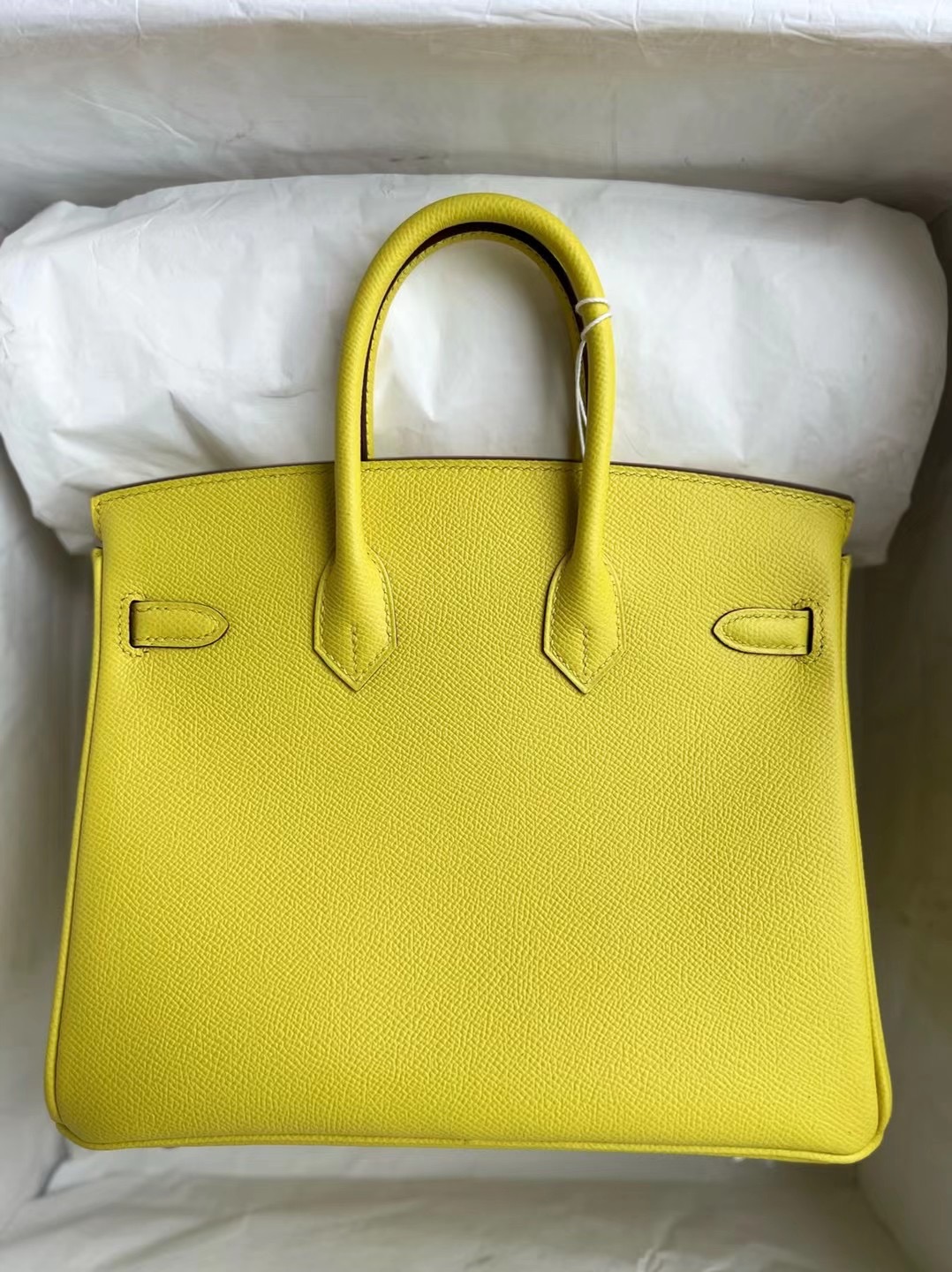 Saudi Arabia Dammam Hermes Birkin 25 Epsom 9R Lime 內拼 I7 Bleu Zellige 銀扣