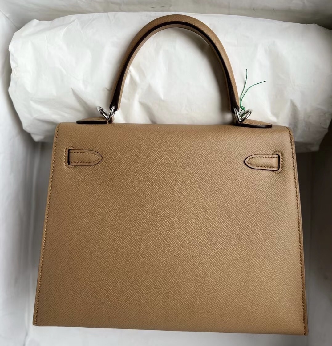 Saudi Arabia Riyadh Hermes Kelly 25cm Epsom 4B Biscuit 餅幹色 金扣