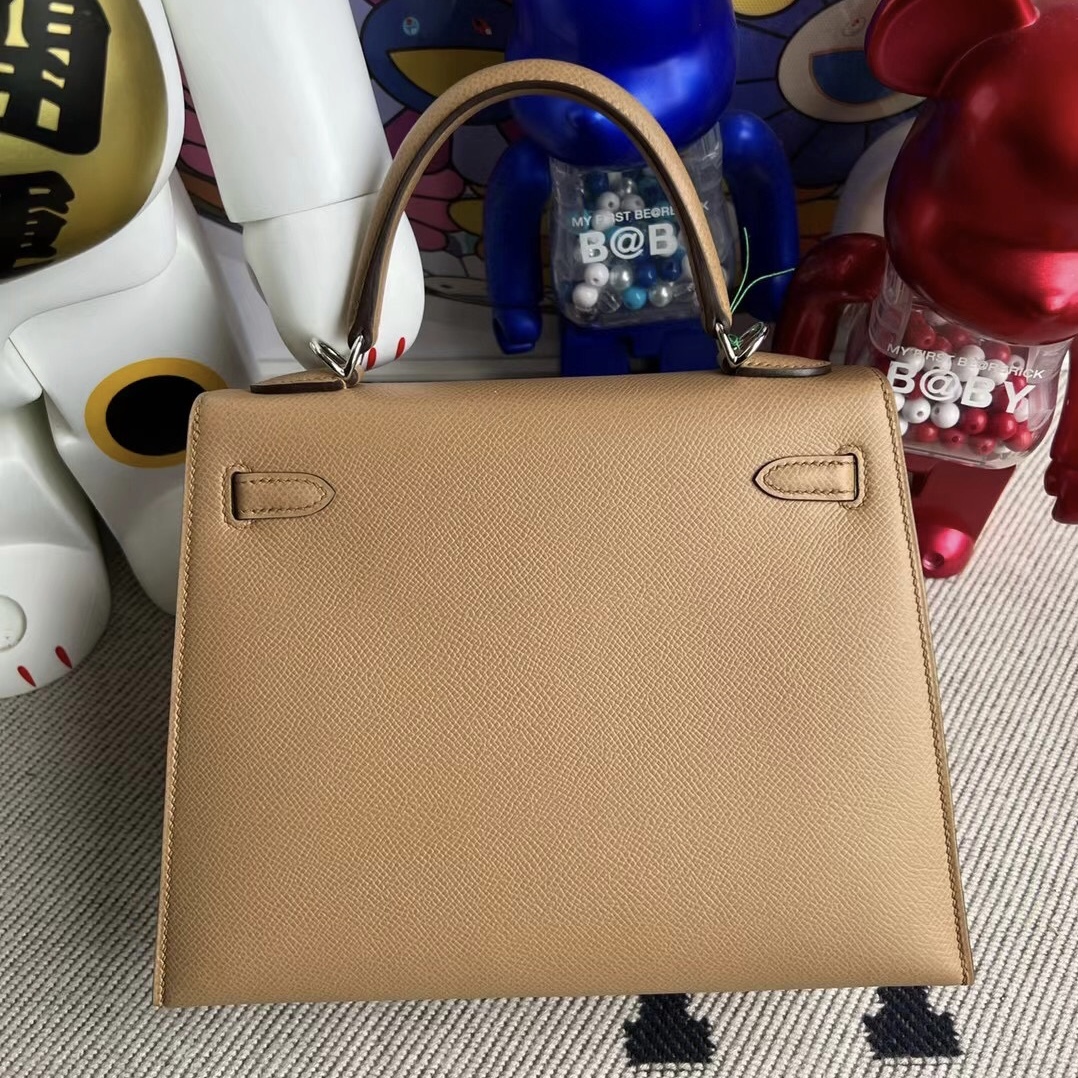 Saudi Arabia Riyadh Hermes Kelly 25cm Epsom 4B Biscuit 餅幹色 金扣