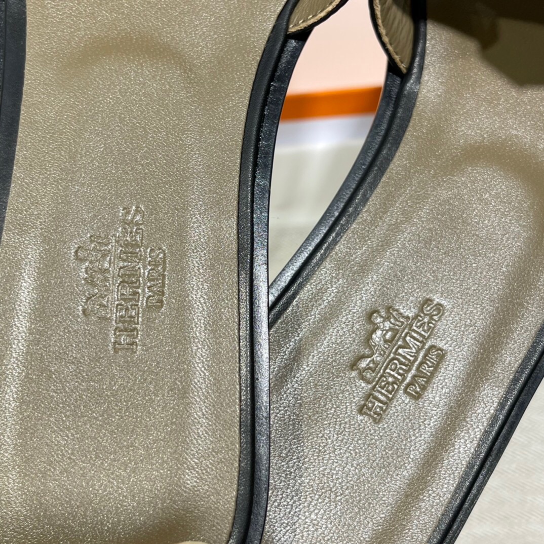 愛馬仕 Oran 涼鞋 Saudi Arabia Riyadh Hermes Oran sandal Swift 89 黑色 Noir