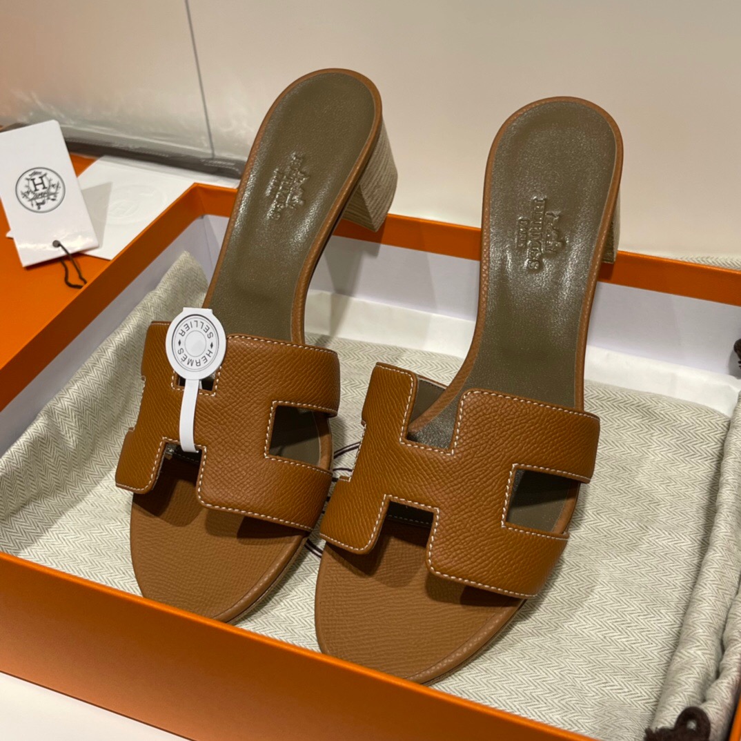 愛馬仕高跟涼鞋 價格及圖片 Hermès Epsom 小牛皮 Oran sandal