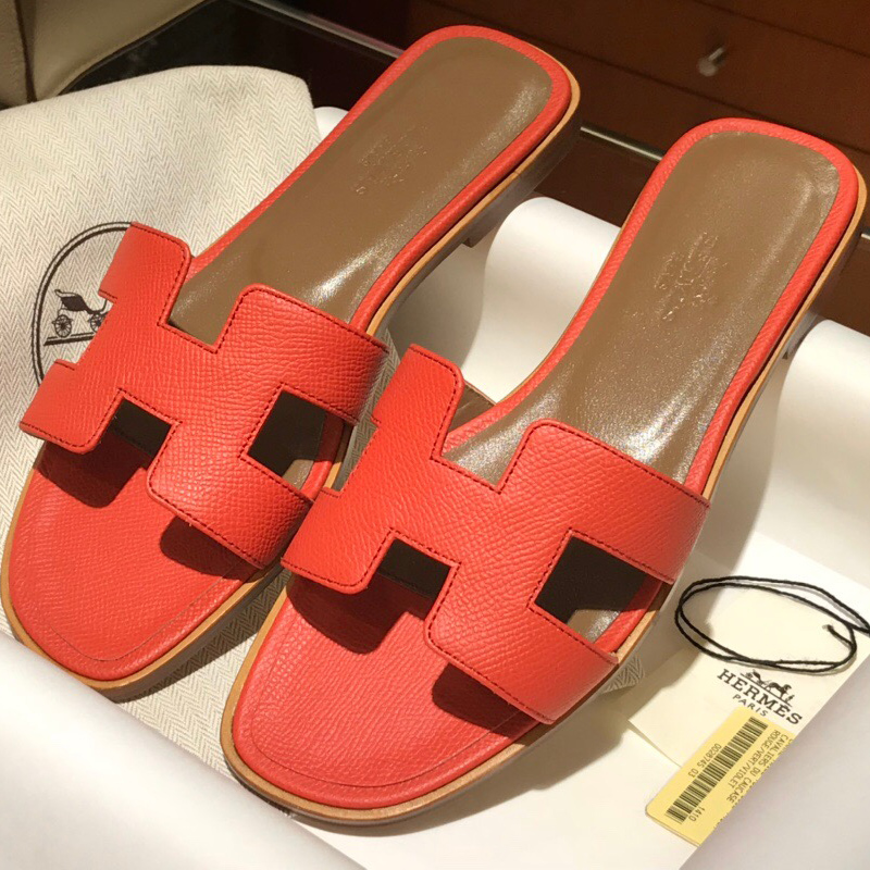 愛馬仕 Hermes Epsom Oran 涼鞋 拖鞋 Oran sandal 全手工蜜蠟線縫製