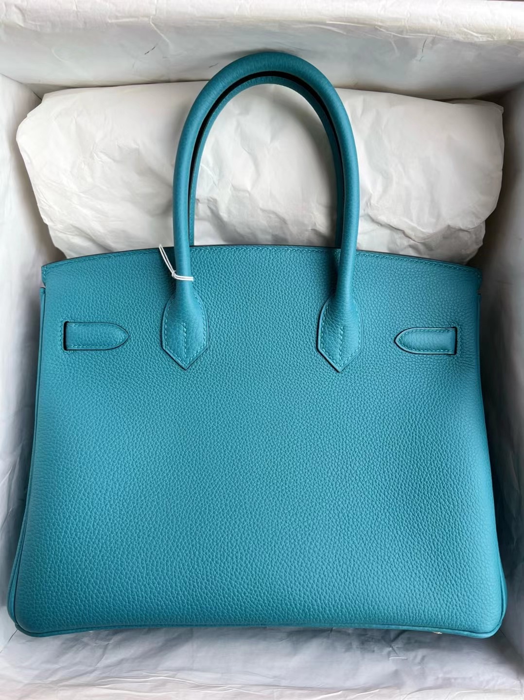 United Arab Emirates Hermes Birkin 30cm Togo皮 7B turquoise 松石藍 金扣