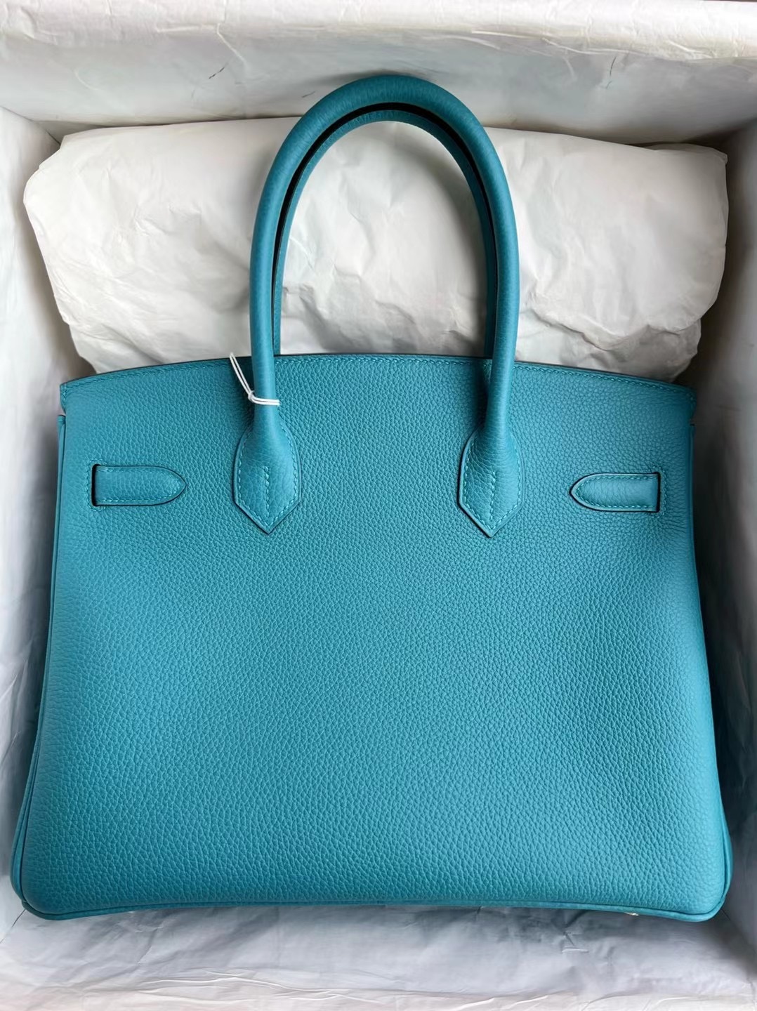 United Arab Emirates Hermes Birkin 30cm Togo皮 7B turquoise 松石藍 金扣