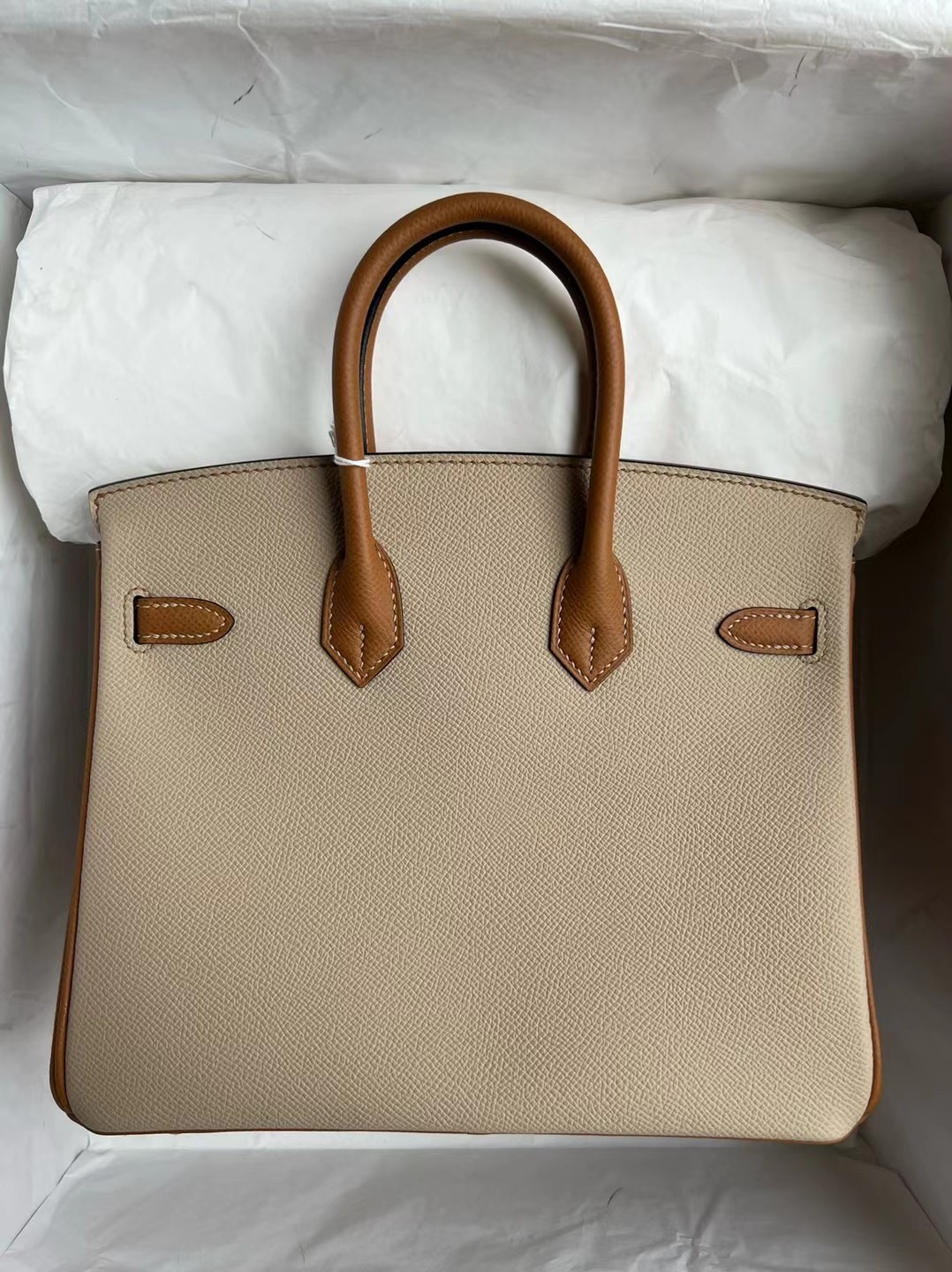 Thailand Bangkok Hermes Birkin 25cm HSS Epsom S2 Trench+37 Gold 磨砂金扣