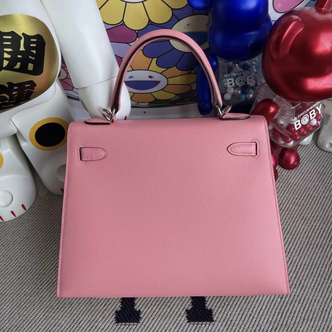 Tokyo, Japan Hermes Kelly 25cm Epsom HSS 1Q Rose Confetti 奶昔粉