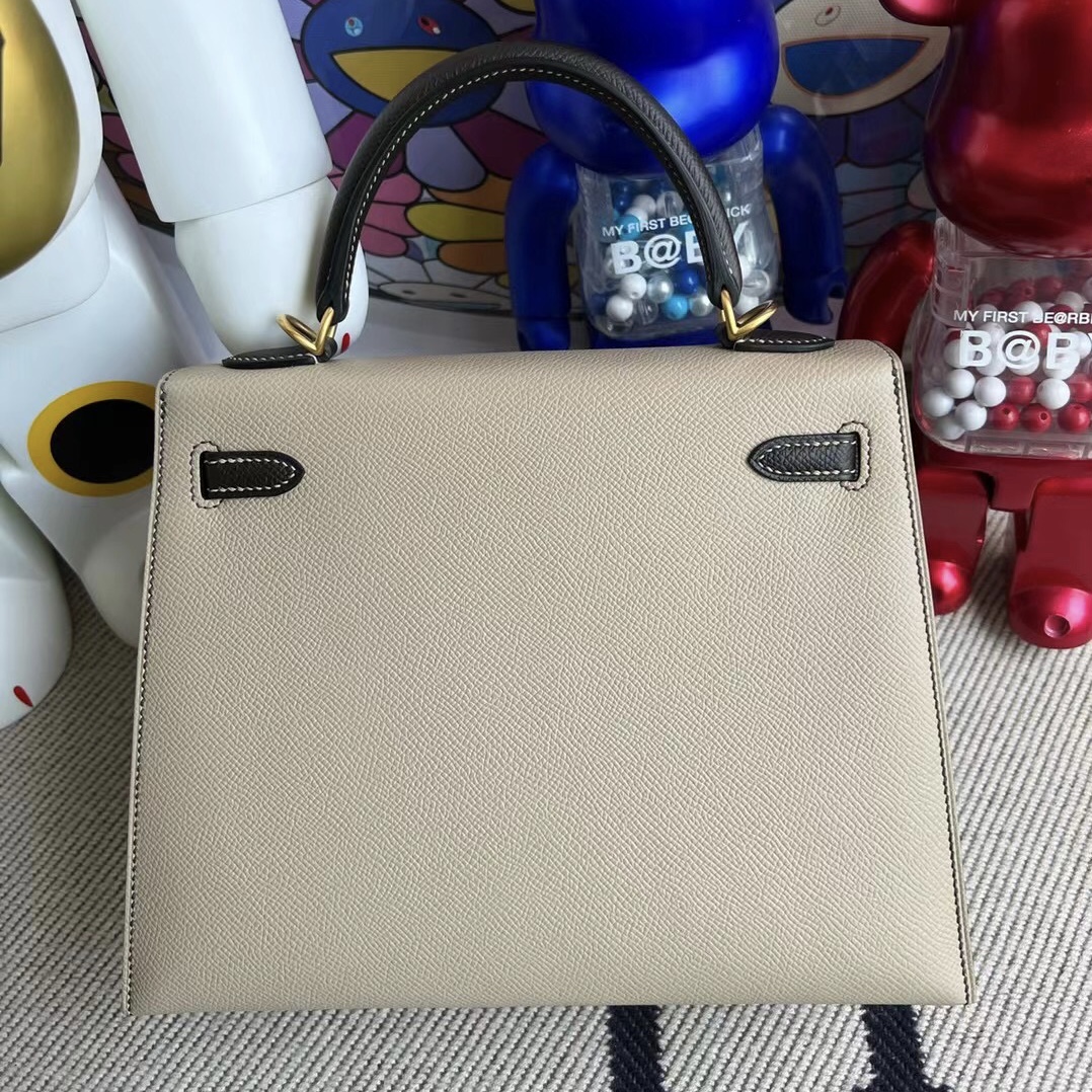 臺灣 Taiwan Hermes kelly 25cm Epsom HSS S2 Trench+47 Chocolate MGHW