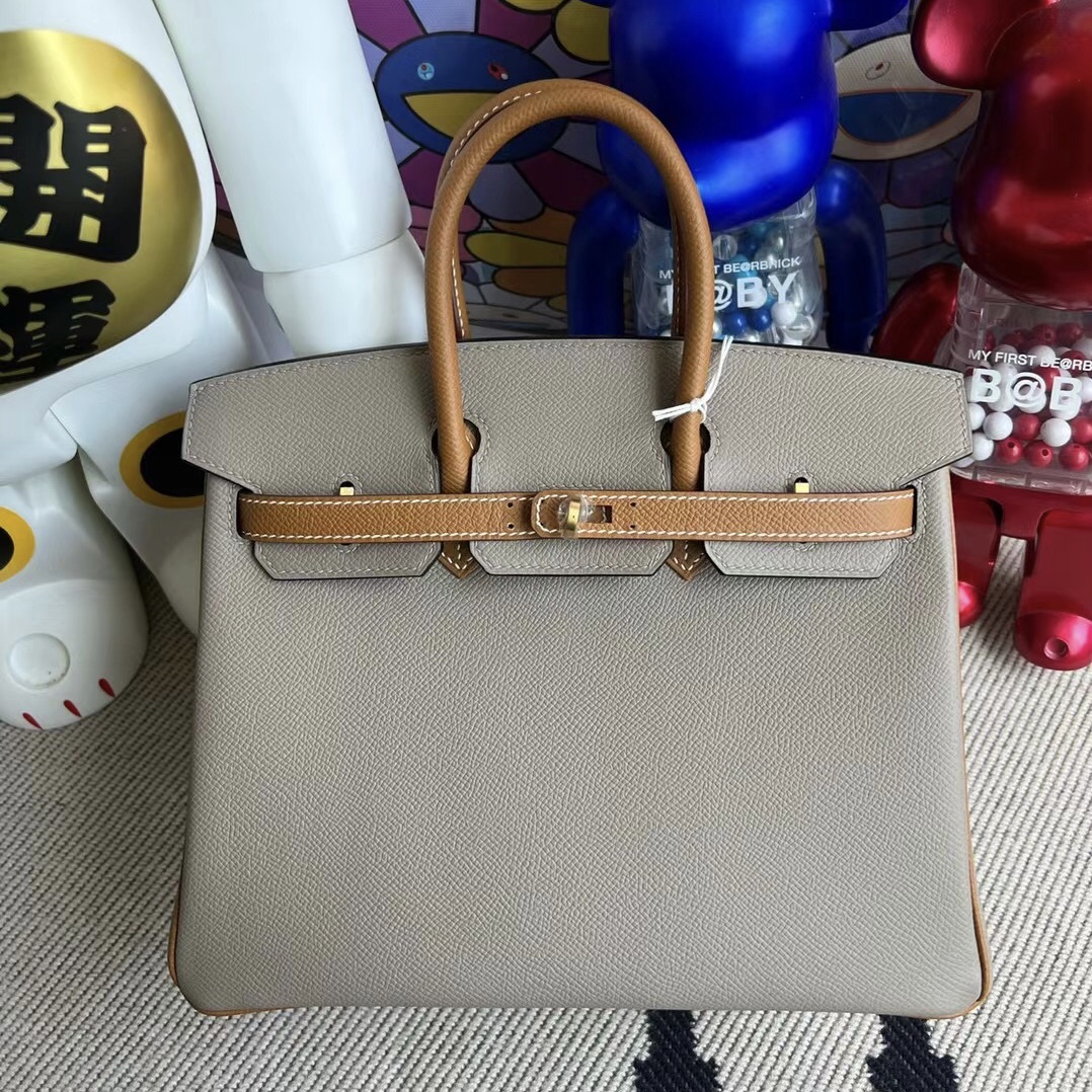 Canada Ottawa Hermes Birkin 25 HSS Epsom M8 Gris Asphalte 37 Gold 磨砂金扣