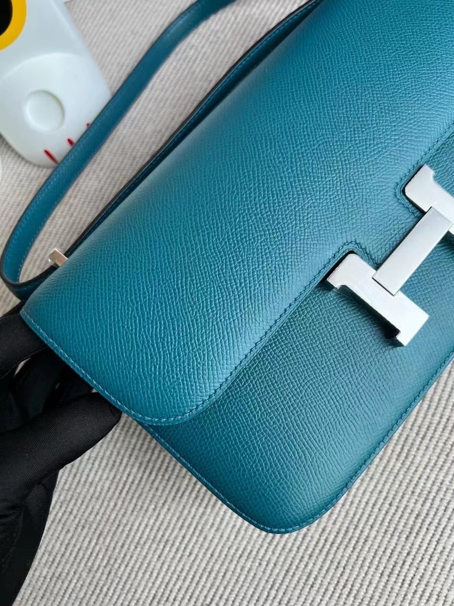 臺灣 Taiwan Hermes Constance 26cm Elan Epsom W0 Vert Bosphore 博斯普魯斯綠