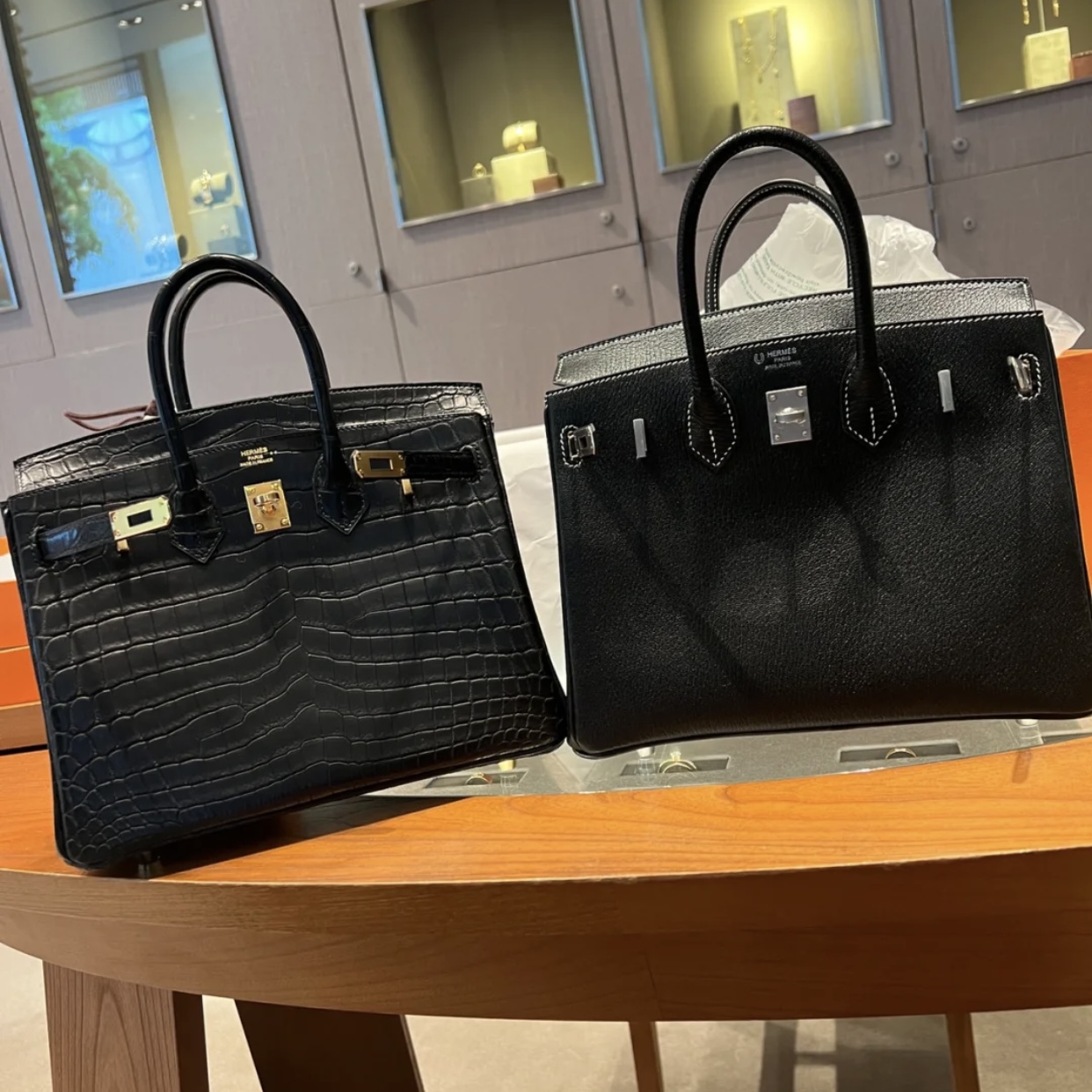 Hermès Birkin 25cm Chevre Noir內拼9V Jaune Dor 太陽黃拉絲銀扣馬蹄印