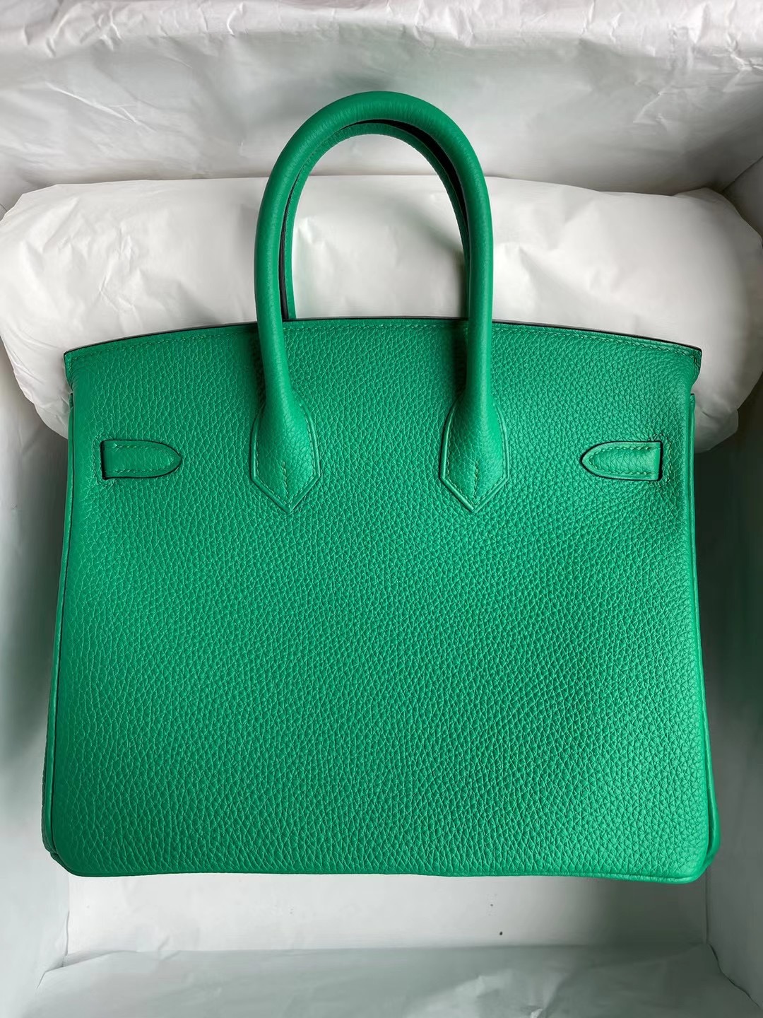 泰國愛馬仕官網 Hermès Birkin 25cm Togo 6W Menthe 薄荷綠 PHW 銀扣