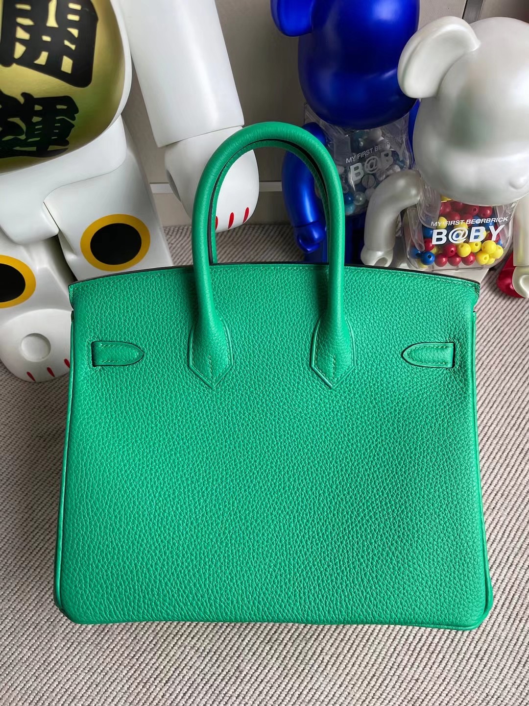 泰國愛馬仕官網 Hermès Birkin 25cm Togo 6W Menthe 薄荷綠 PHW 銀扣