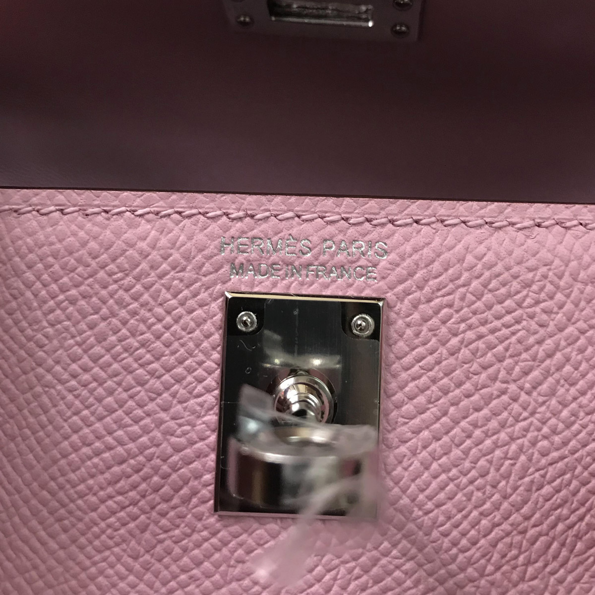 愛馬仕凱莉包 Hermès Kelly Mini Ⅱ 2代 Epsom X9 錦葵紫 mauve sylvestre 銀扣