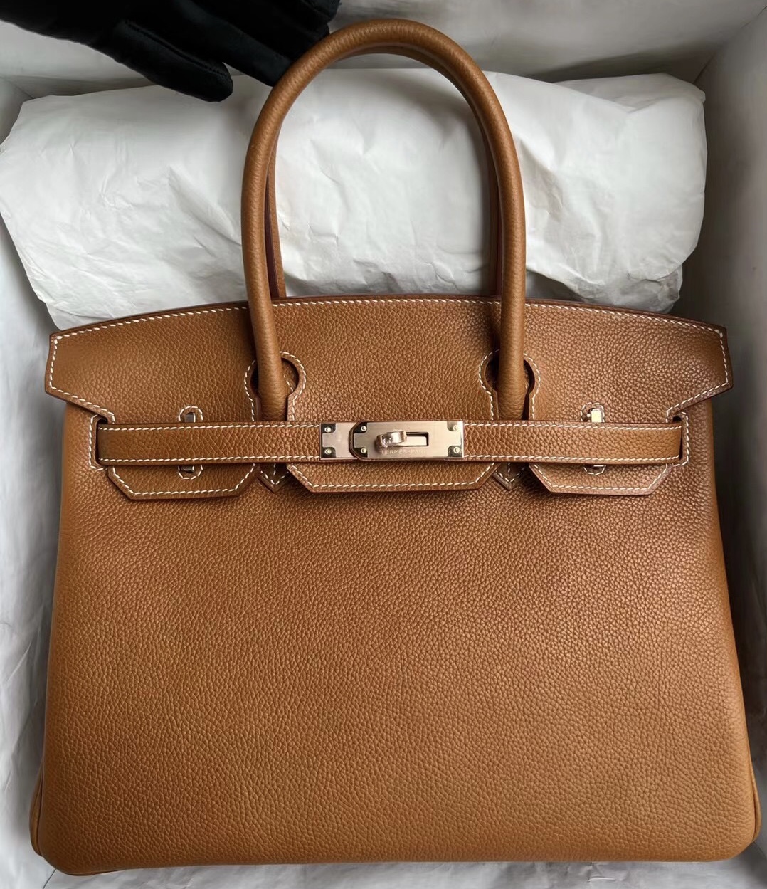 臺灣愛馬仕包包大全圖片 Hermès Birkin 30 Barenia Faubourg 馬鞍皮 福寶皮