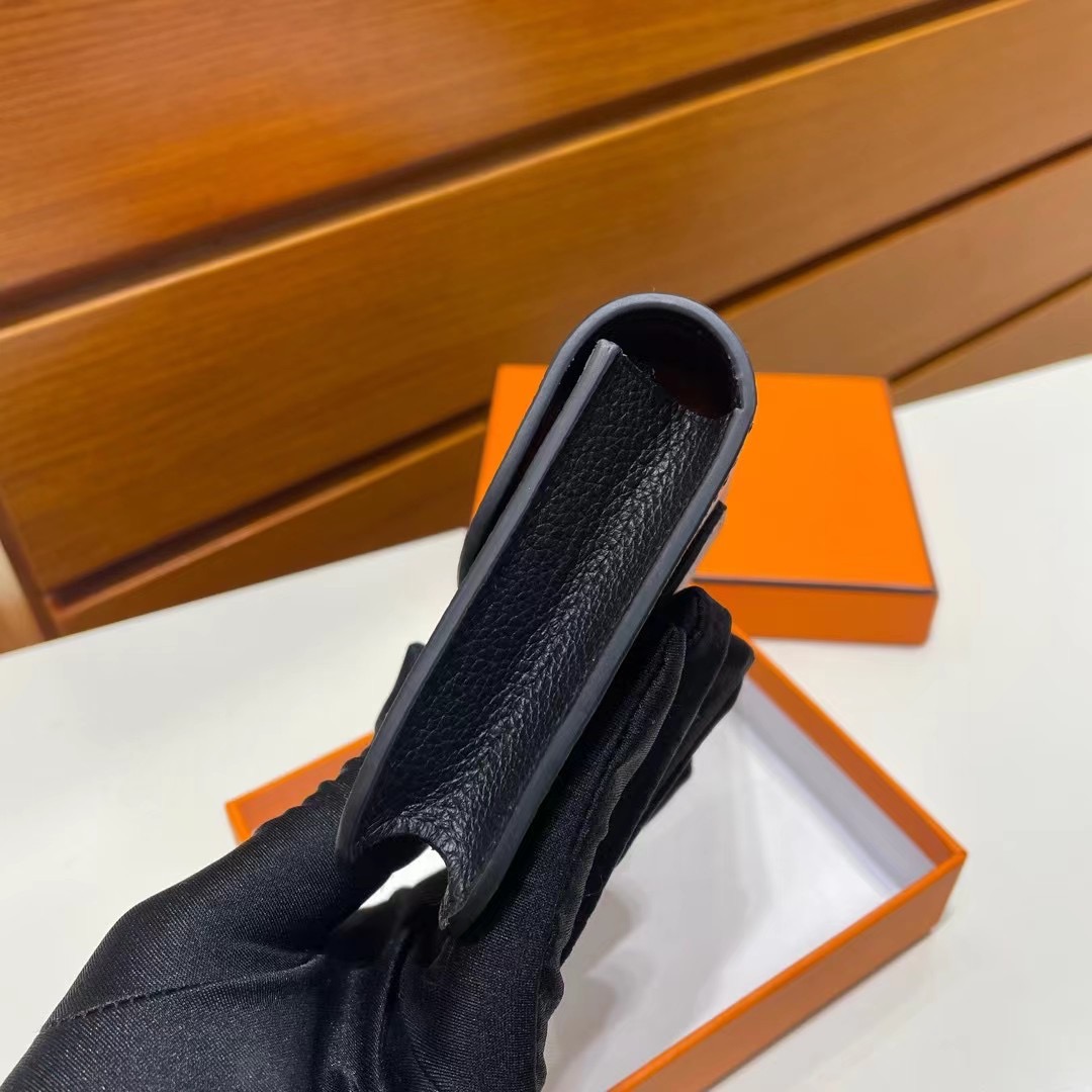 Hermes Slim Constance 89 黑色 Noir 金扣 全手工蜜蠟線縫製 接受定製