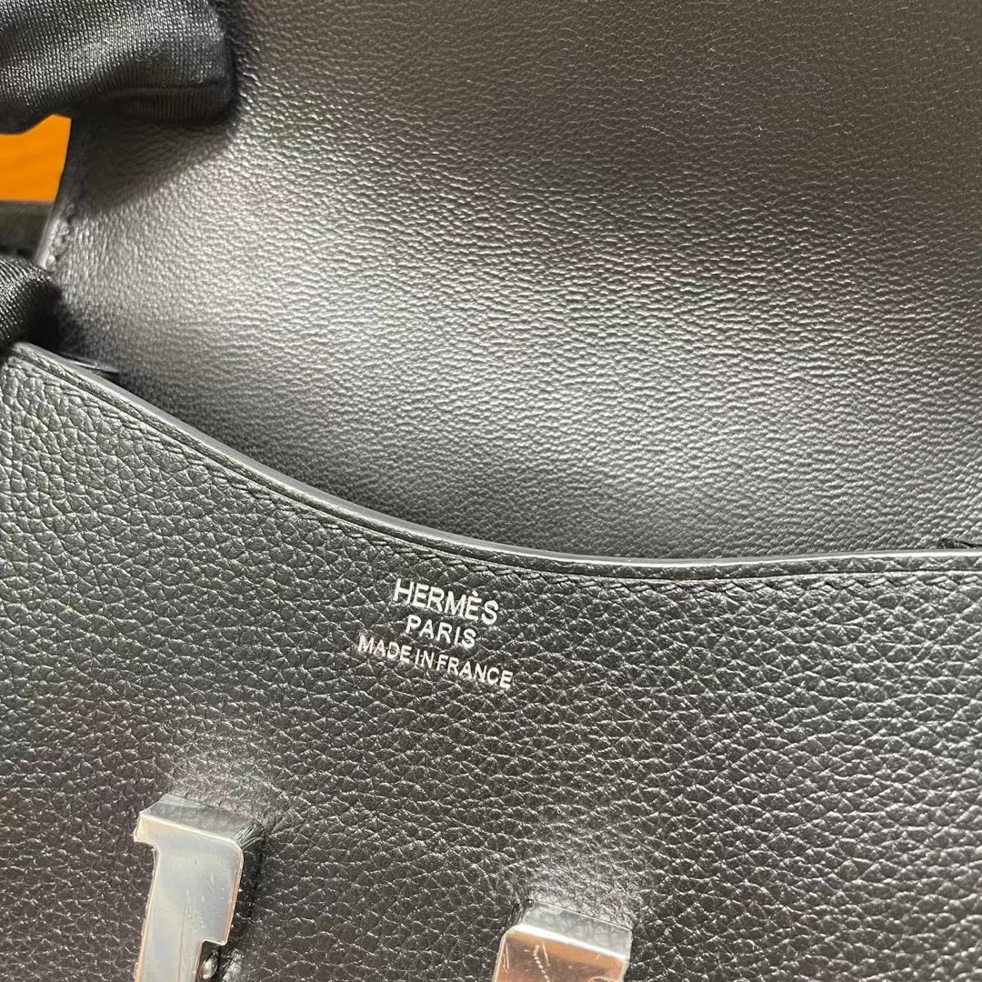 Hermes Slim Constance 89 黑色 Noir 金扣 全手工蜜蠟線縫製 接受定製