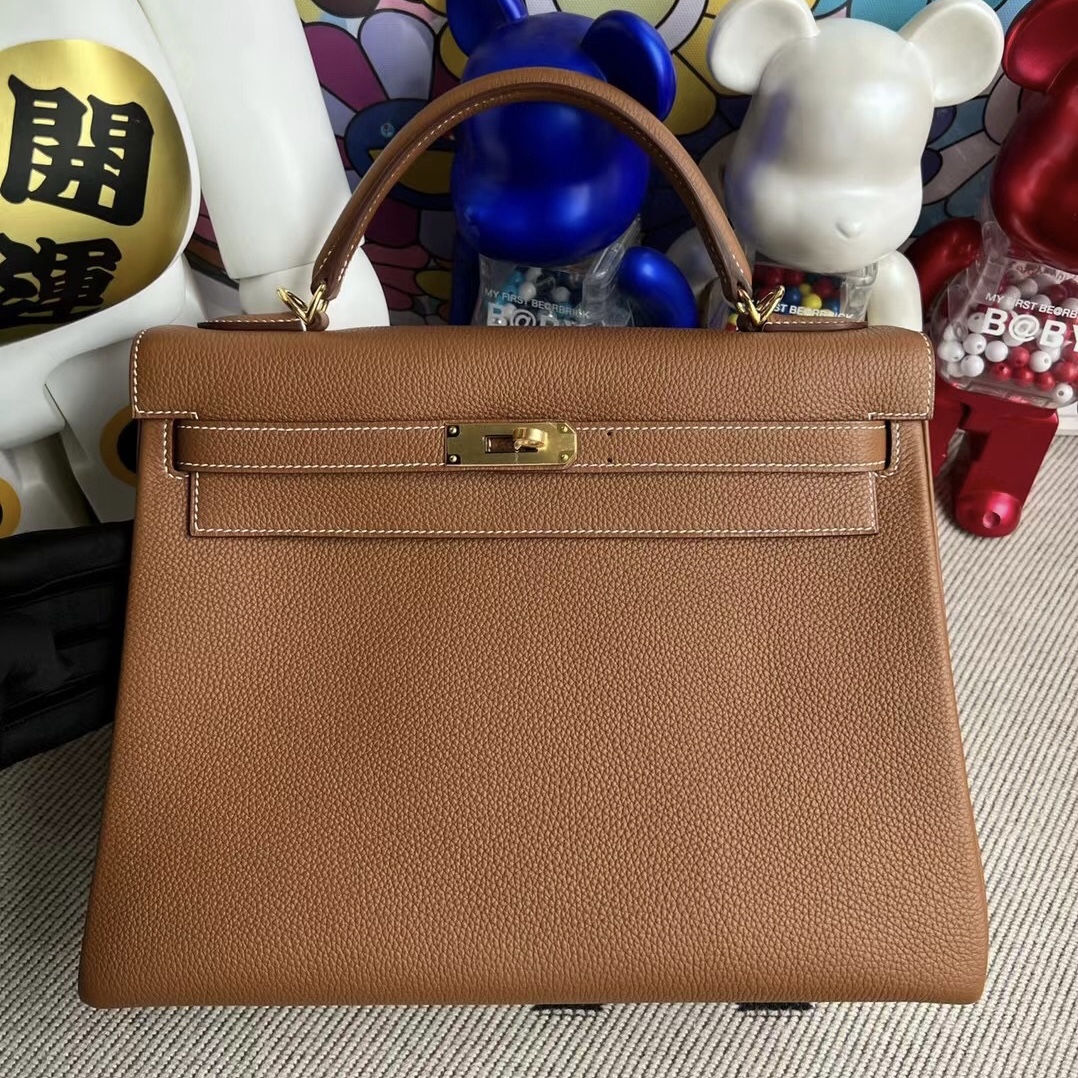 臺灣桃園市愛馬仕凱莉32價格及圖片 Hermès Kelly 32 Togo 37 gold 金扣