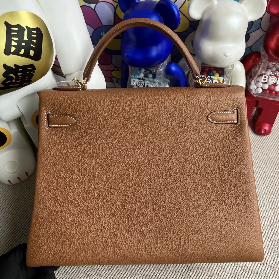 臺灣桃園市愛馬仕凱莉32價格及圖片 Hermès Kelly 32 Togo 37 gold 金扣