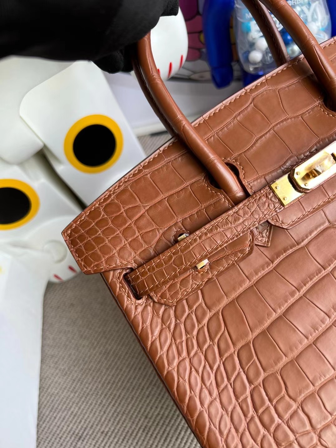 Hermès Birkin 25cm 霧面美洲鱷魚 Matte Alligator Crocodile 37 Gold 金棕色 金扣