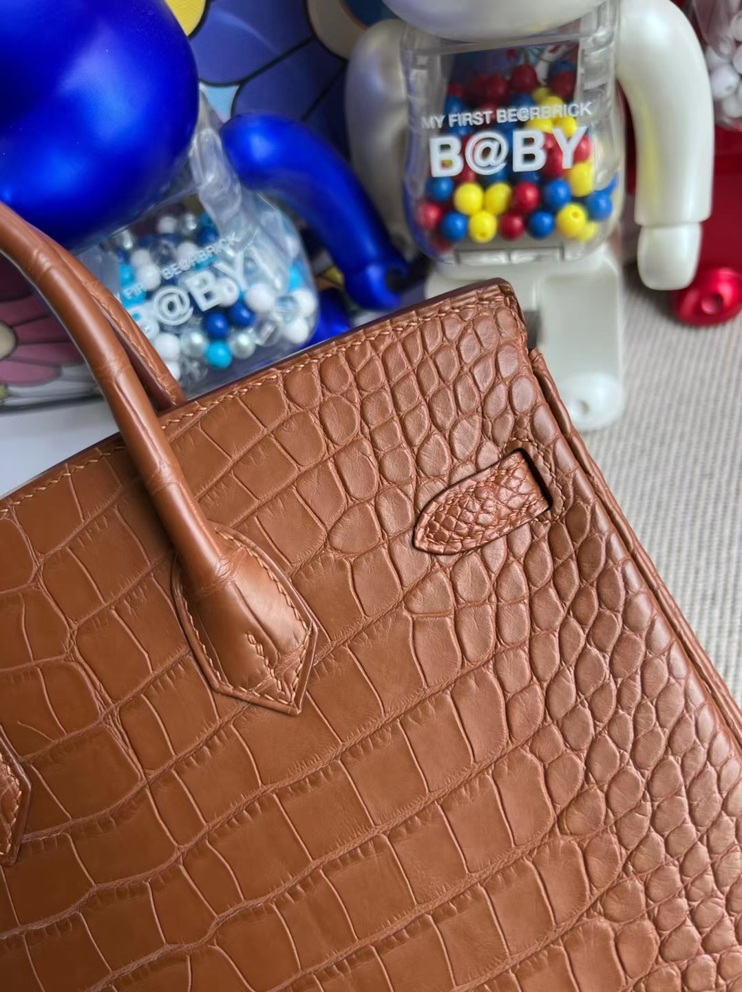 Hermès Birkin 25cm 霧面美洲鱷魚 Matte Alligator Crocodile 37 Gold 金棕色 金扣