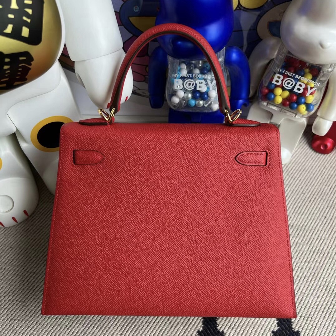 United Arab Emirates Hermès Kelly 25 Epsom Q5 Rose casaque 國旗紅