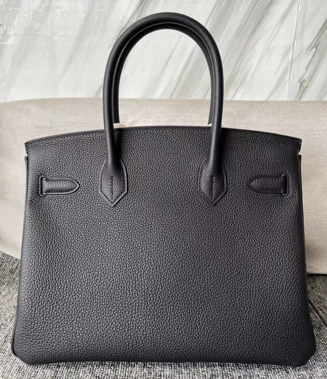 愛馬仕鉑金包30圖片及價格 Hermès Birkin 30 Togo Noir 黑色金扣 Stamp U