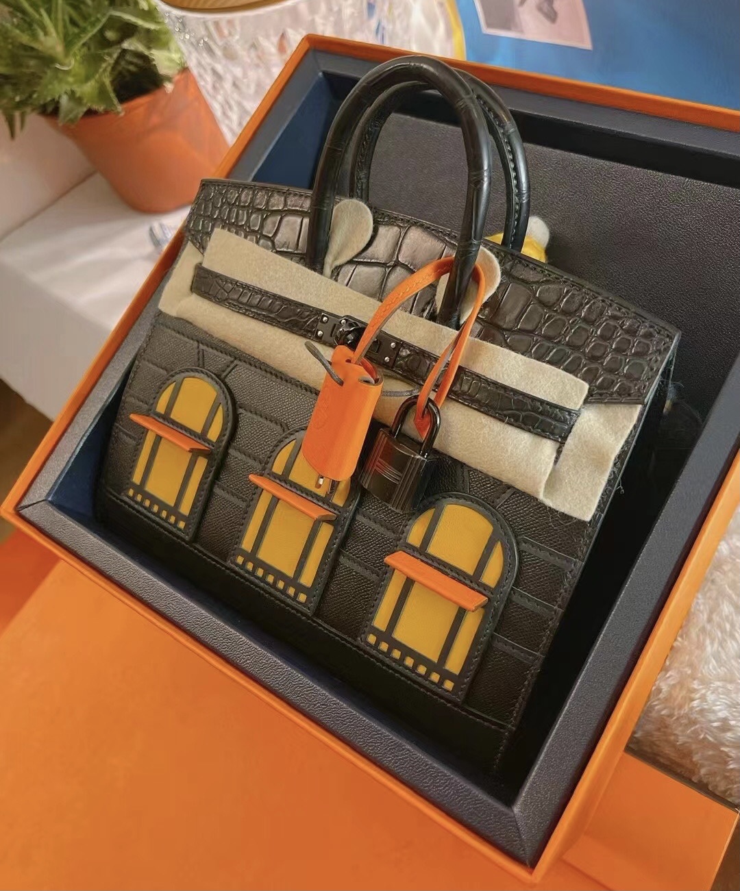 臺灣臺北市 Hermès Birkin sellier Faubourg 20cm Madame 小房子包 超萌可愛