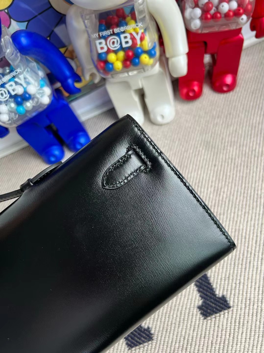 Hermès Kelly cut 31cm So Black Box CK89 Noir 黑色 黑扣 全手工蜜蠟線縫制