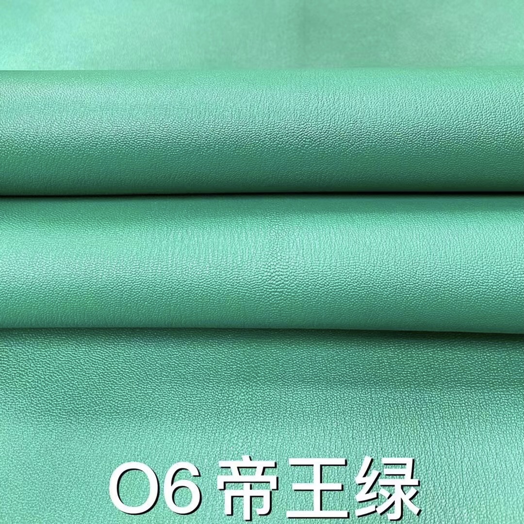 愛馬仕新到山羊皮 色卡 顏色大全 Hermès Chevre O6 Vert Jade 帝王綠 接受定制