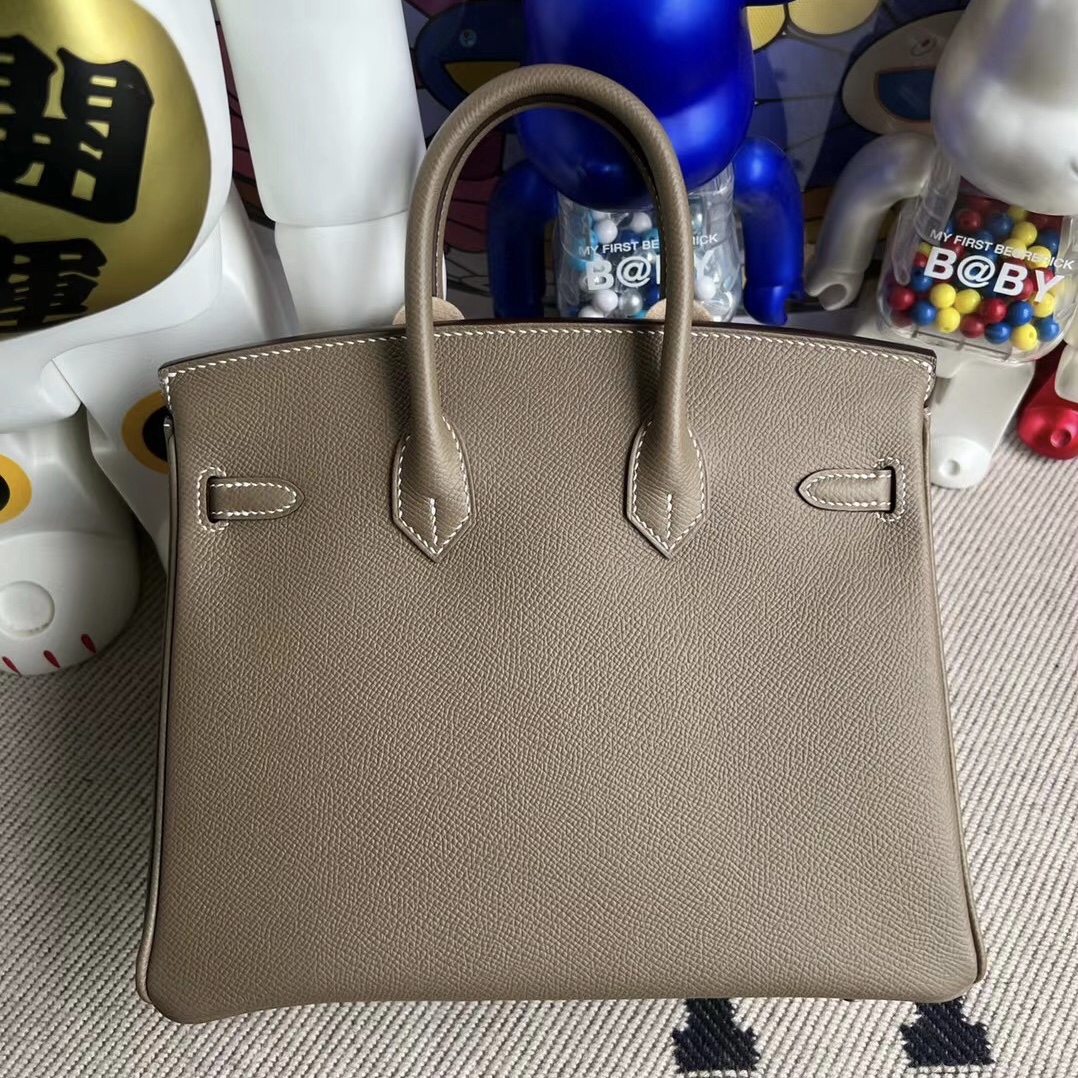 馬來西亞愛馬仕價格 Malaysia Hermès Birkin 25 Epsom CC18 大象灰 Etoupe 金扣