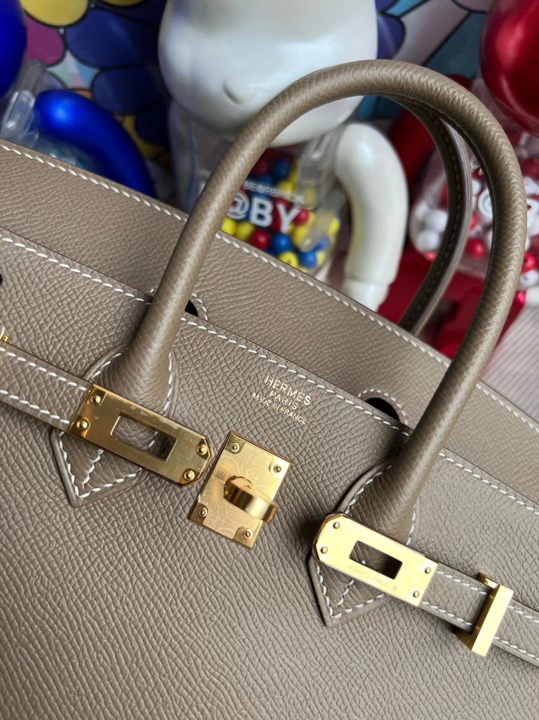 馬來西亞愛馬仕價格 Malaysia Hermès Birkin 25 Epsom CC18 大象灰 Etoupe 金扣