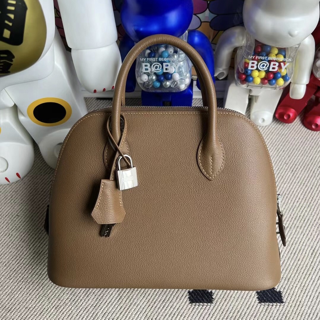 Malaysia Hermès Bolide 25 Evercolor D0 beige de weimer拼4B Biscuit PHW